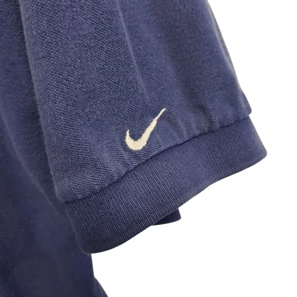 PENN STATE NITTANY LIONS Polo Shirt Mens XXL Blue TEAM NIKE College Football VTG